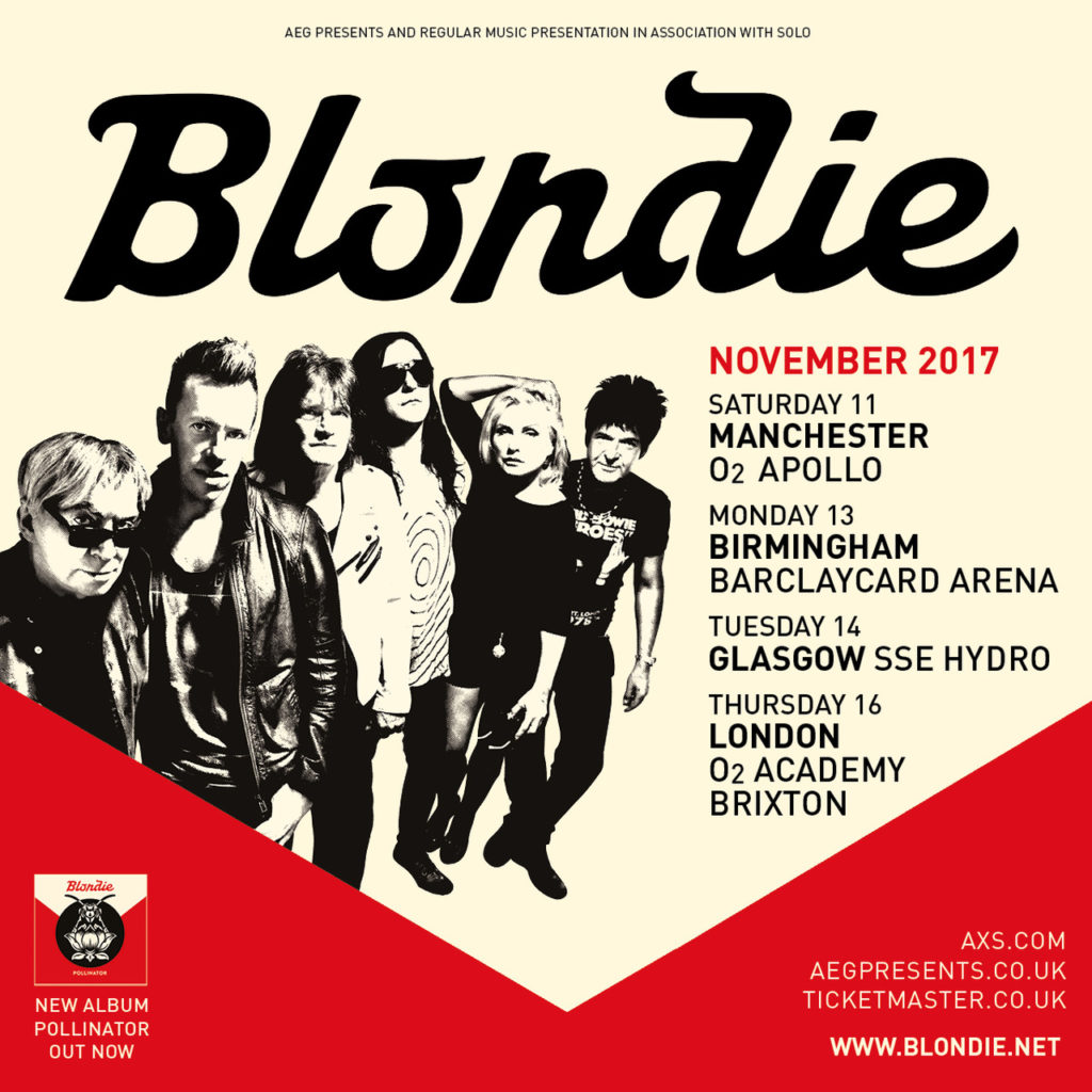 Image result for blondie glasgow 2017